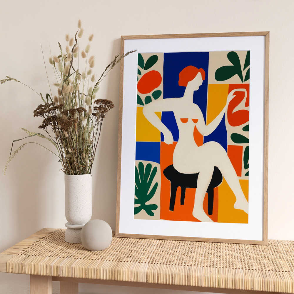 Vibrant Reflection - Art Print by Little Dean