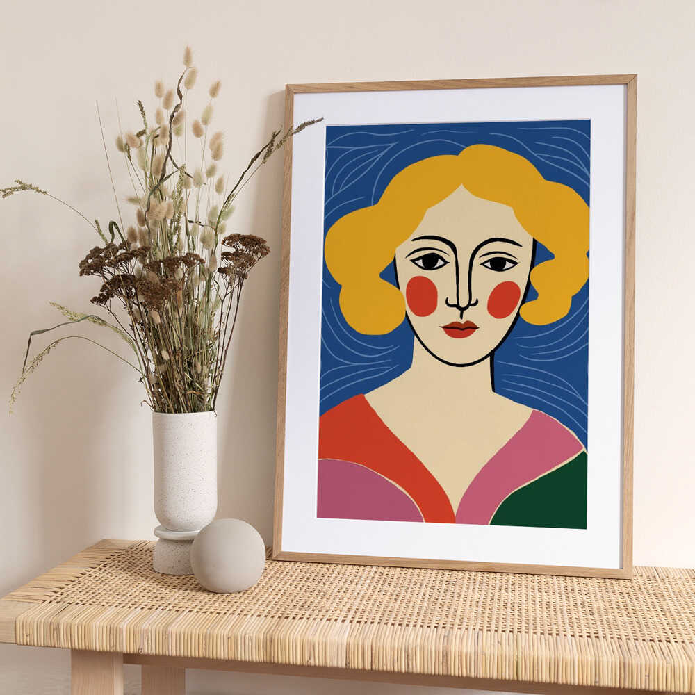 Expressionist Colorful Abstract - Art Print by Little Dean