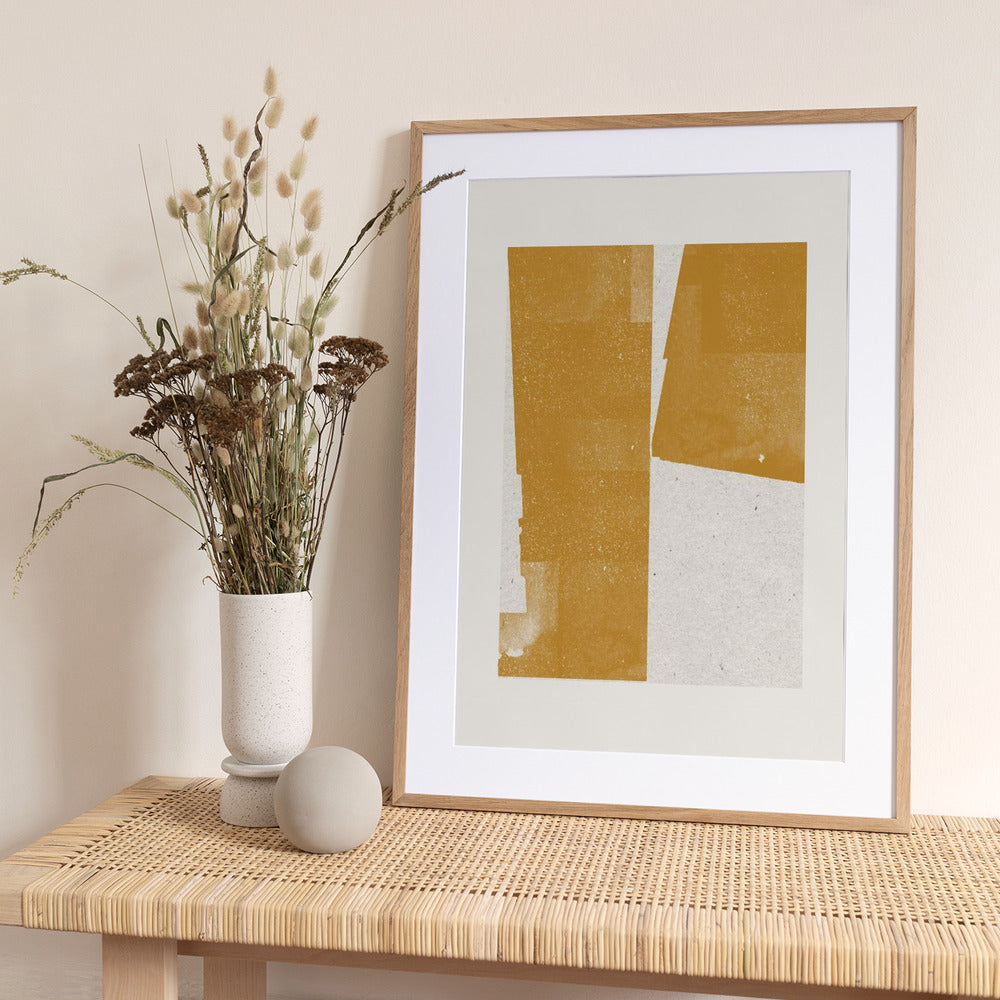 Golden Divide - Art Print by THE MIUUS STUDIO