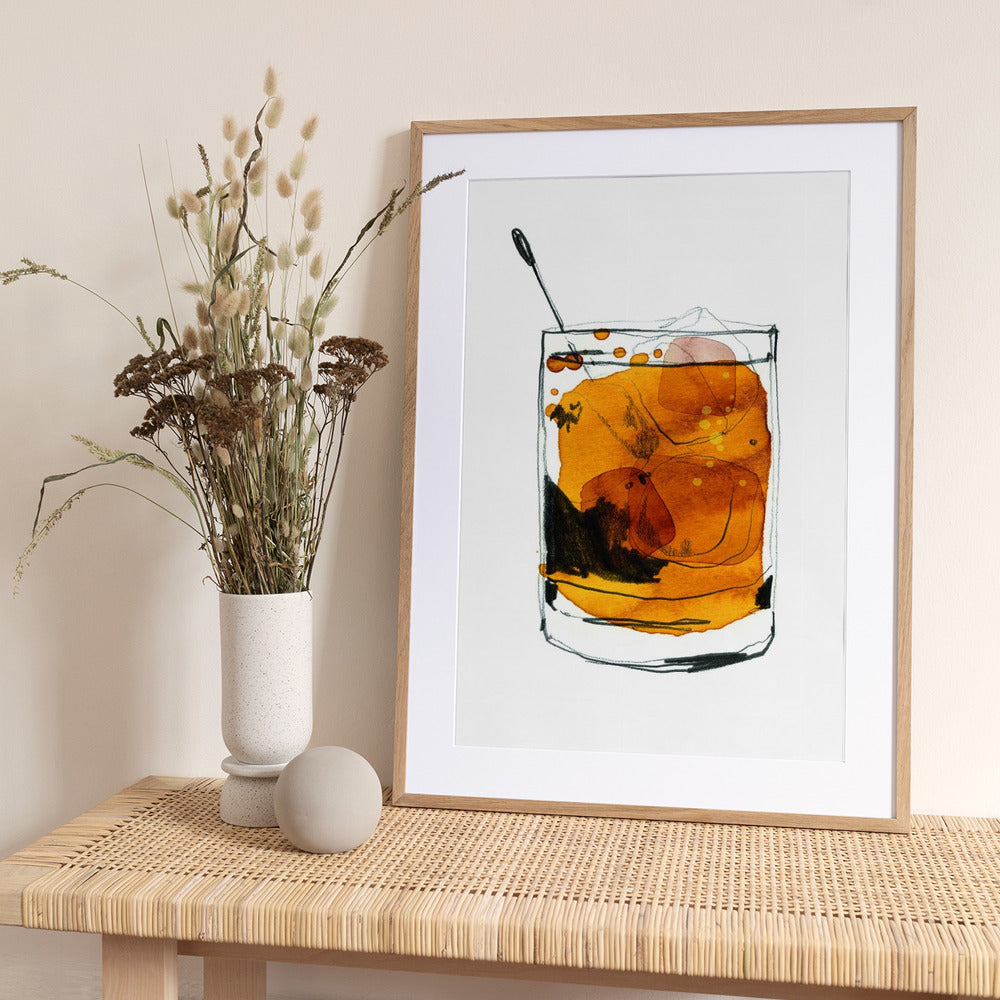 Whisky - Art Print by Ekaterina Koroleva