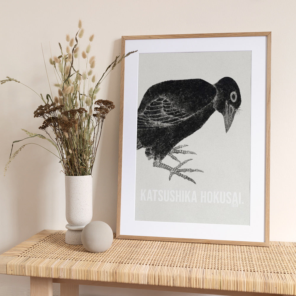 Katsushika Hokusai's Bird 1814 - Art Print by KATSUSHIKA HOKUSAI