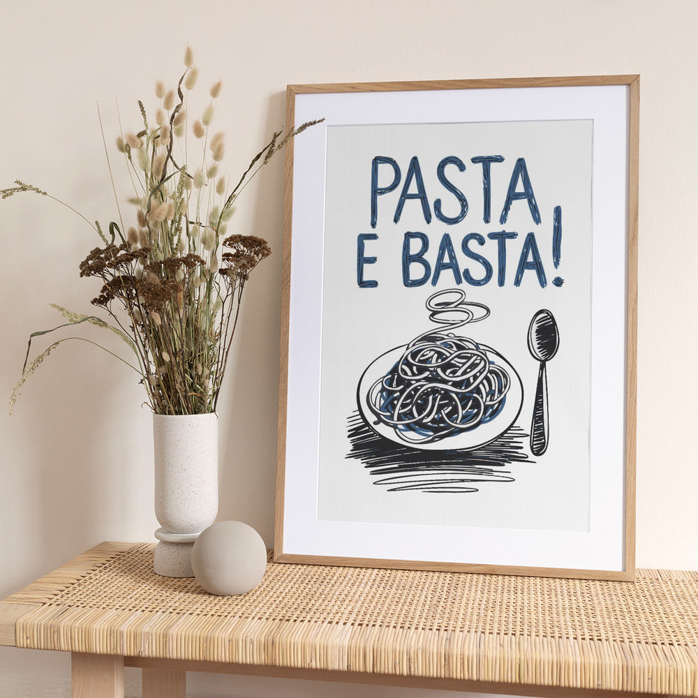 Pasta e Basta - Art Print by Andreas Magnusson