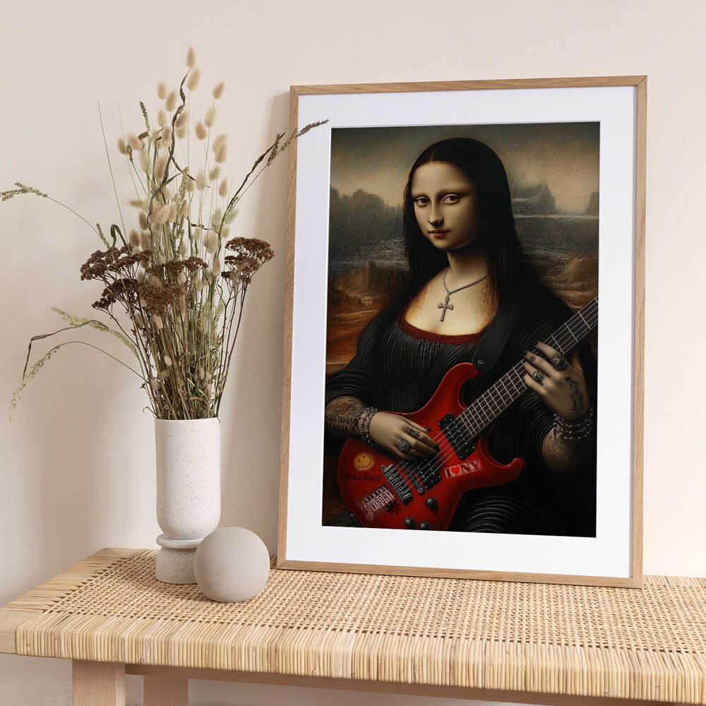 Lisa Revamped - Art Print by Dikhotomy