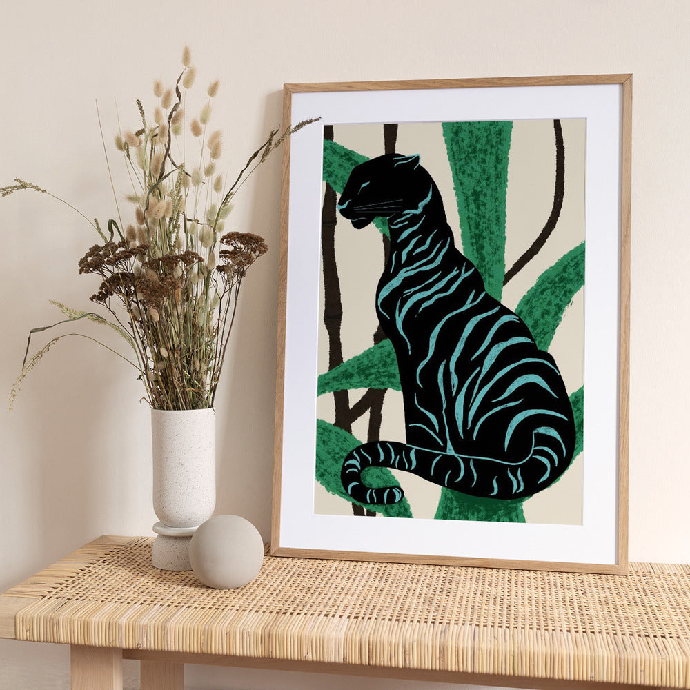 BLACK CHARACTER - Art Print by Gulcihan Ozguc