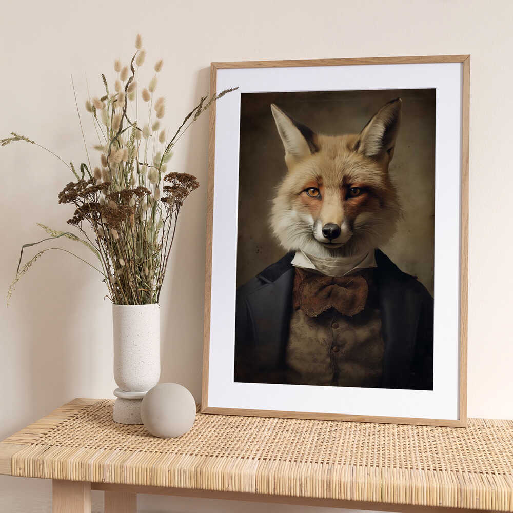 Fox Portrait - Art Print by Andreas Magnusson