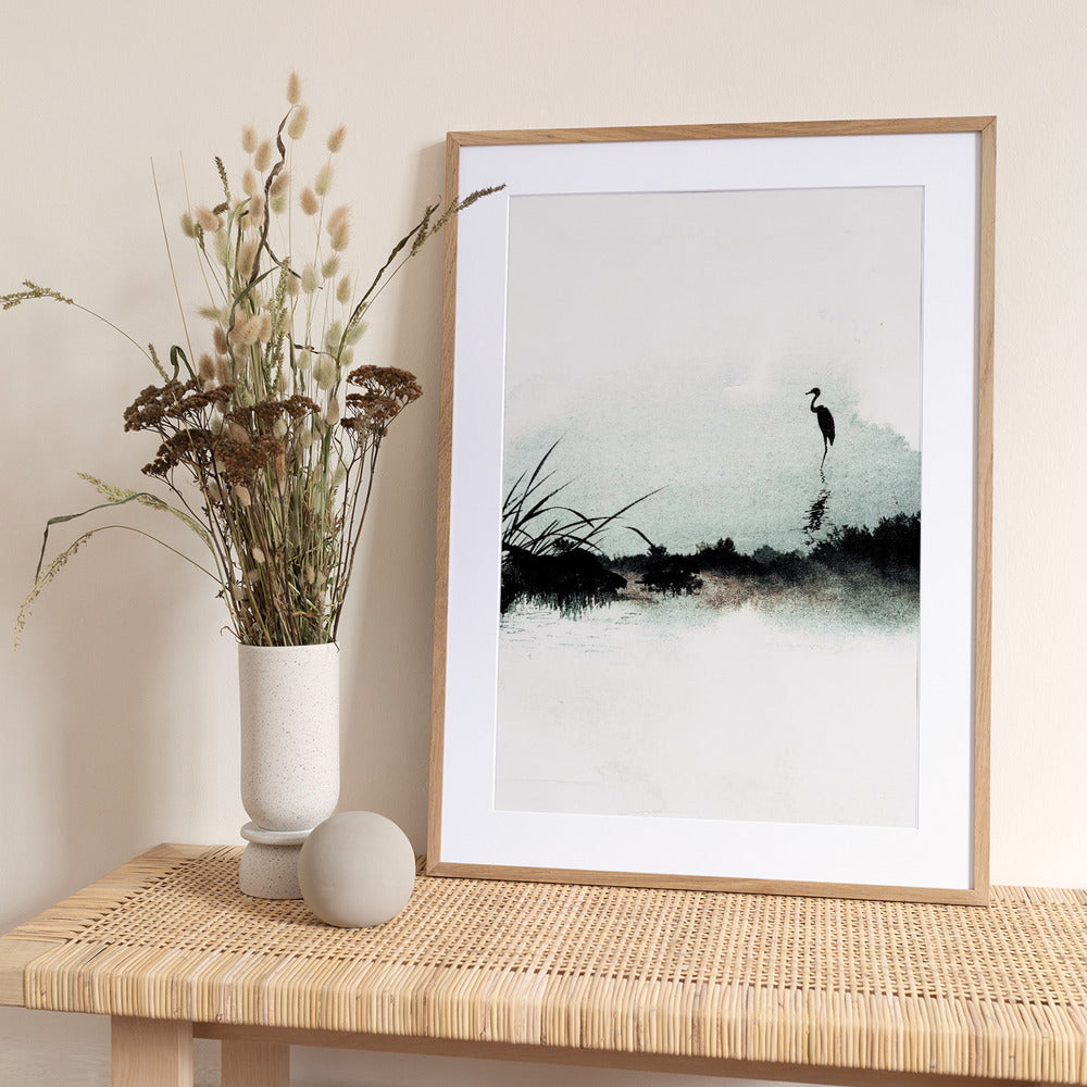 Serene Water's Edge - Art Print by Treechild