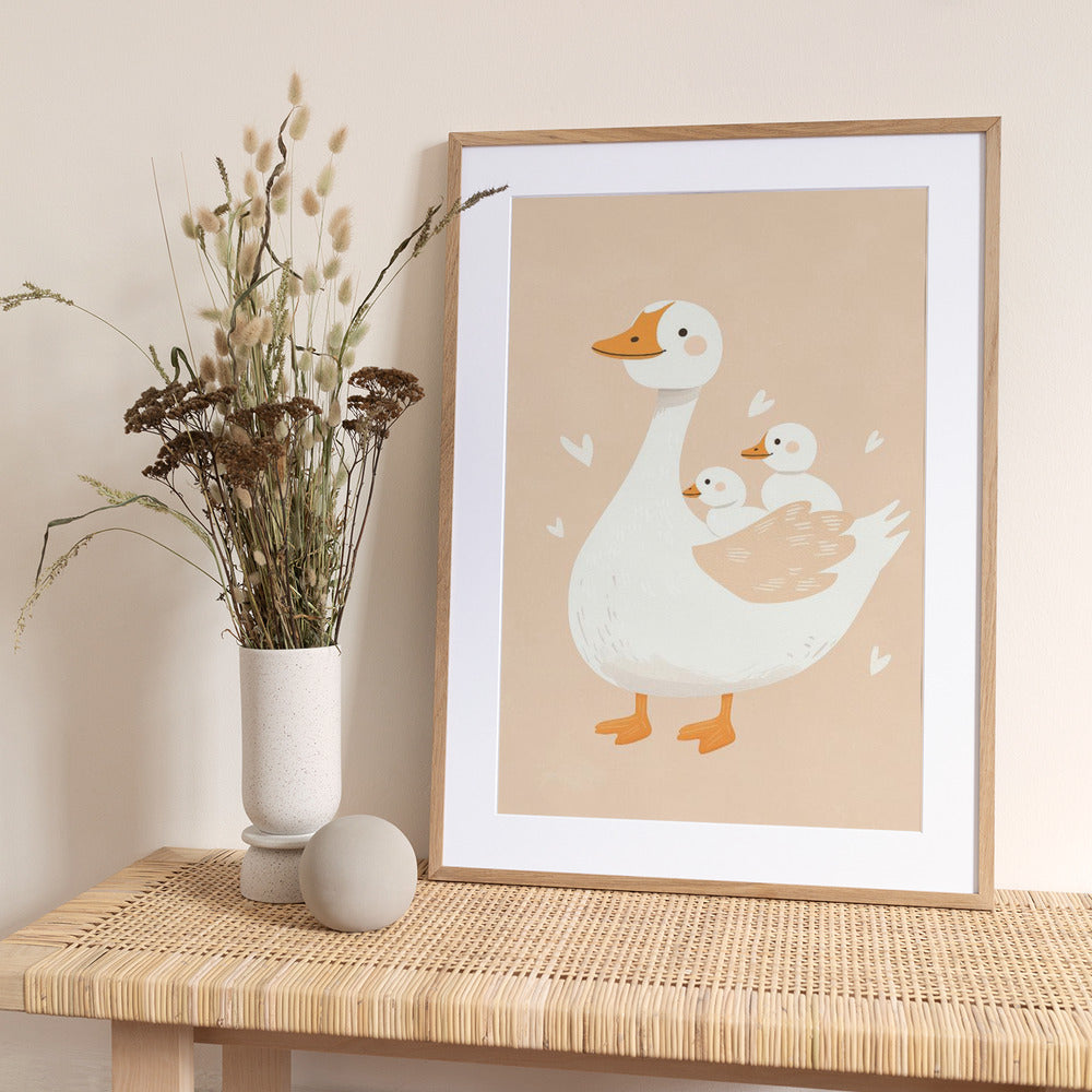Duckling Joyride - Art Print by Treechild