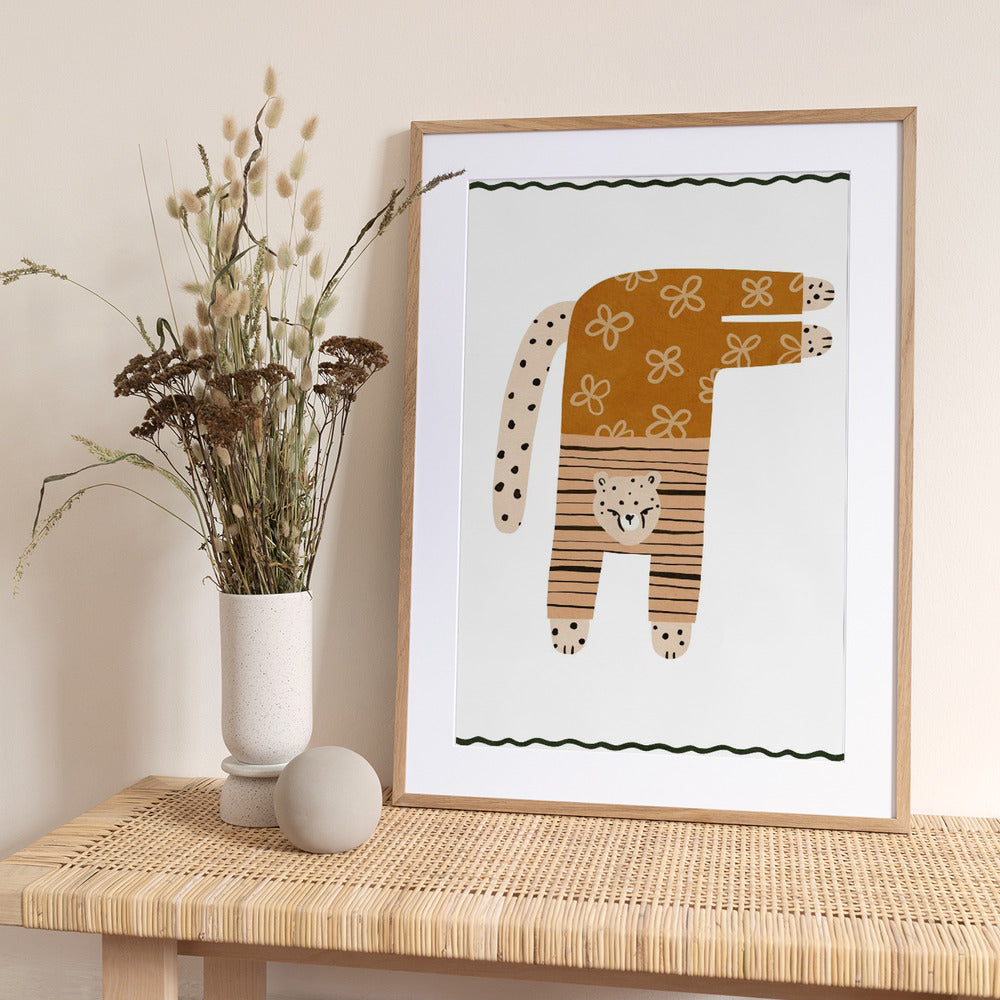Whimsical Cheetah - Art Print by Treechild