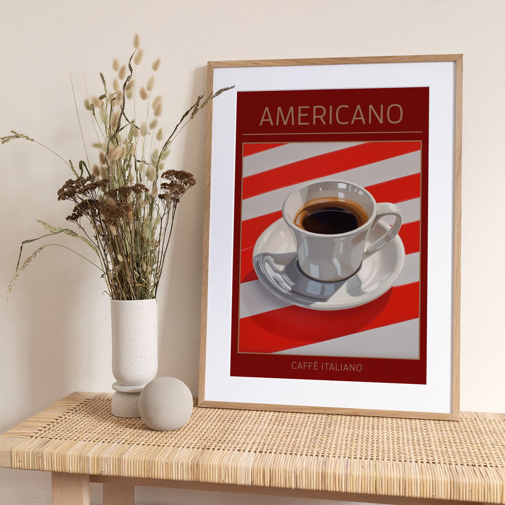 Americano Coffee - Art Print by Andreas Magnusson