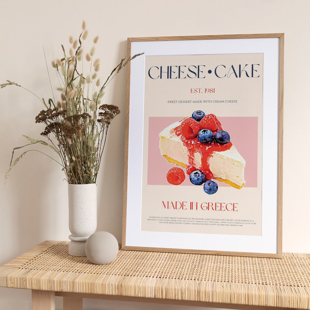 Greek Dessert Bliss - Art Print by Nazma Khokhar