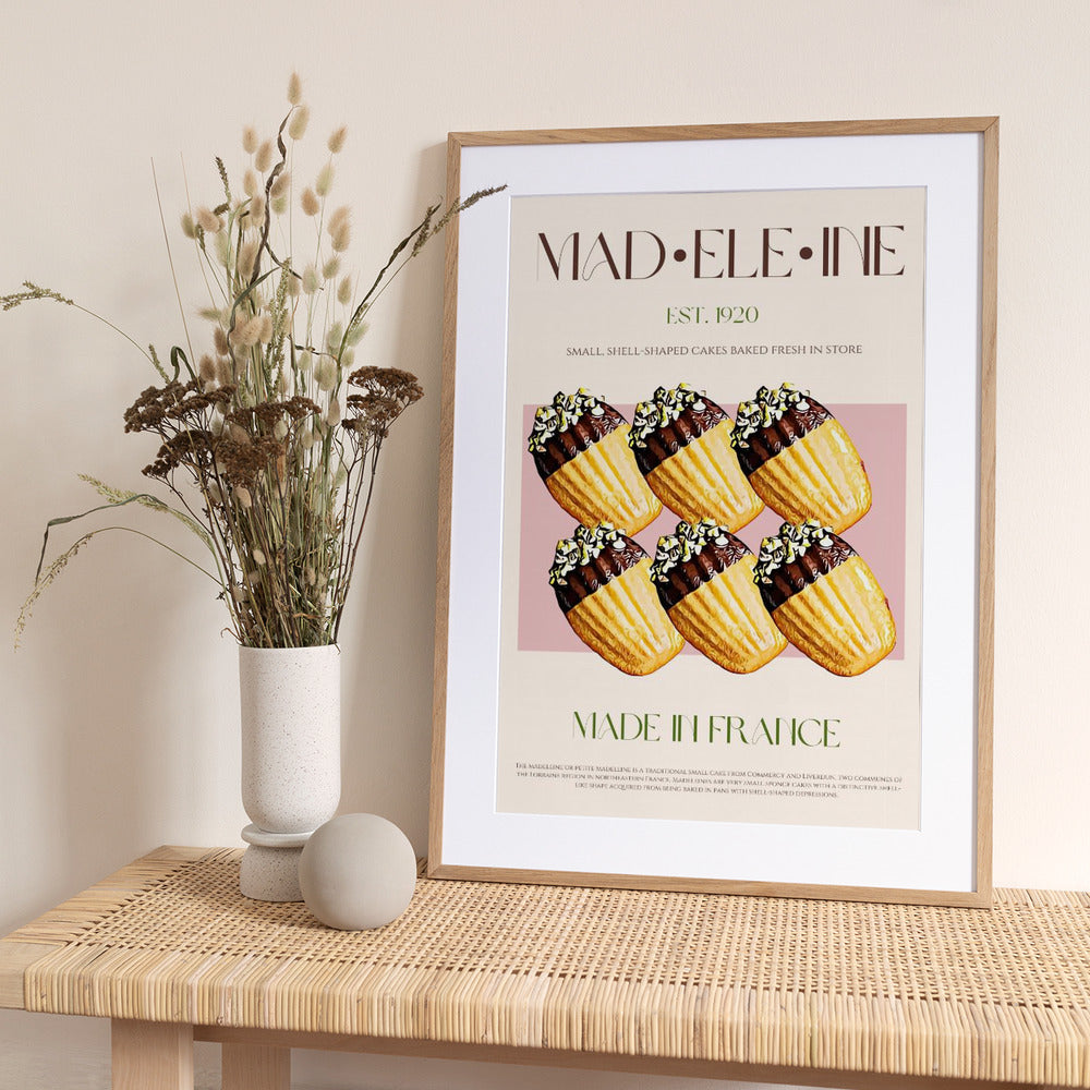 French Treat Delight - Art Print by Nazma Khokhar