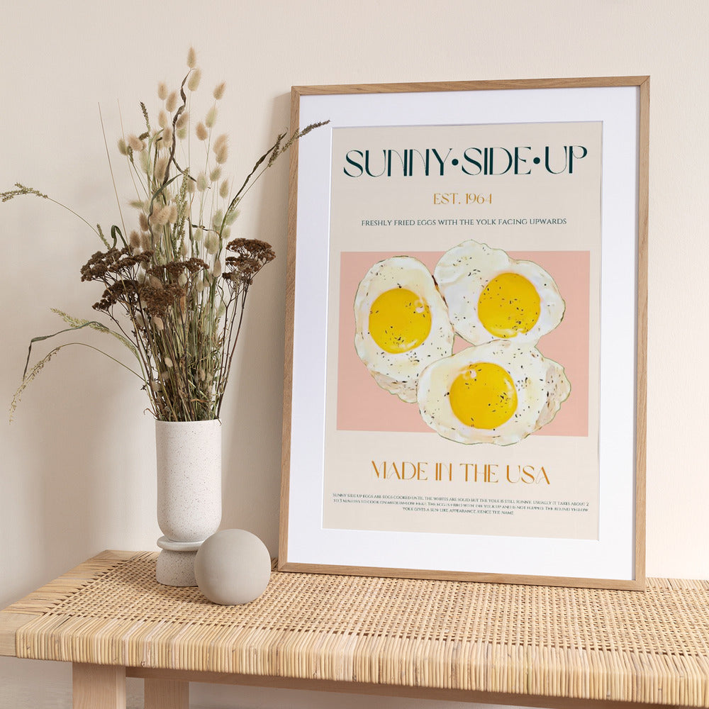 Sunny Side Up - Art Print by Nazma Khokhar