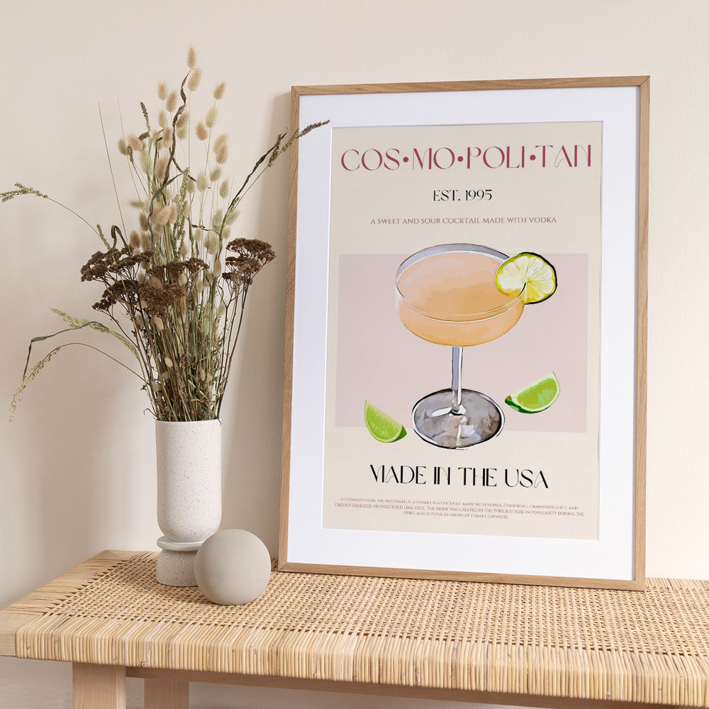 Cosmopolitan Essence - Art Print by Nazma Khokhar