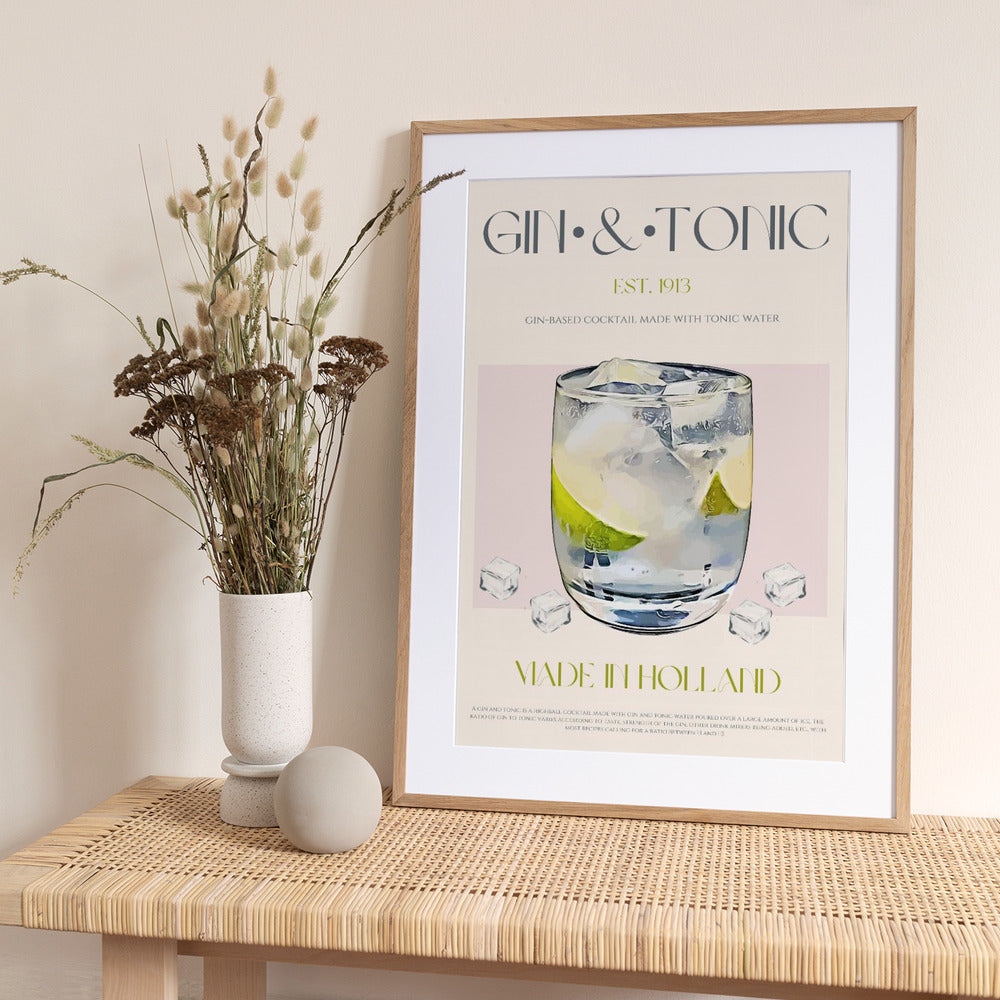 Refreshing Elegance - Art Print by Nazma Khokhar
