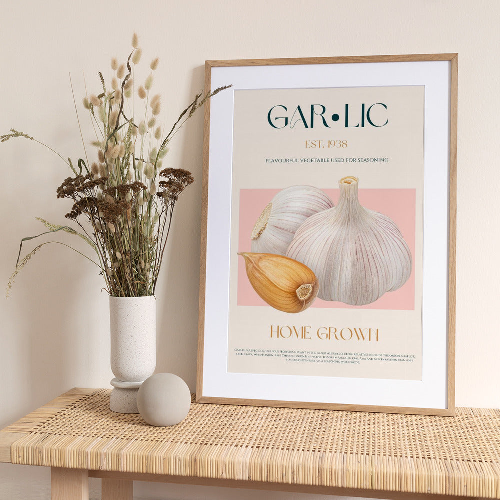 Garlic Essence - Art Print by Nazma Khokhar