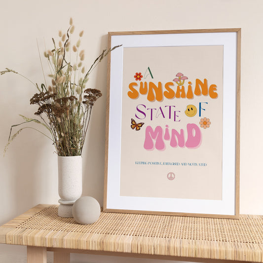 Sunshine Vibes - Art Print by Nazma Khokhar
