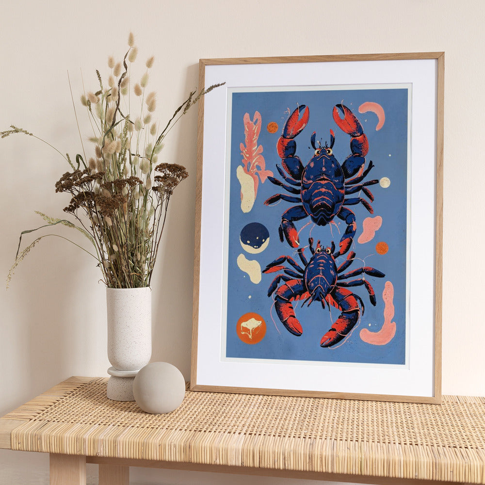 Cosmic Crustaceans - Art Print by THE MIUUS STUDIO