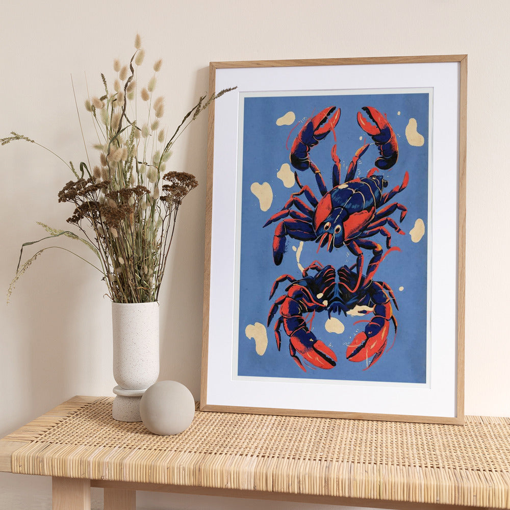 Lobster II - Art Print by THE MIUUS STUDIO