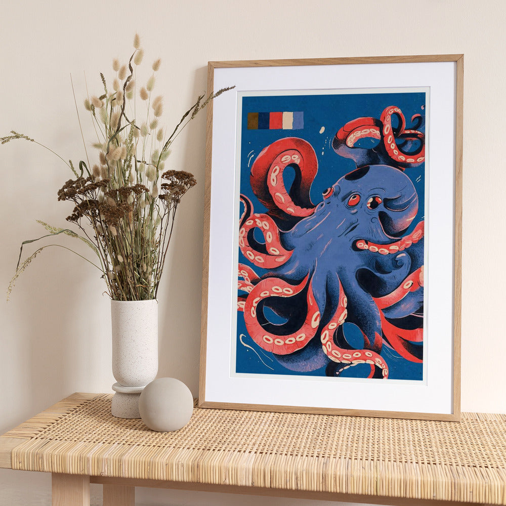 Tentacle Whirl - Art Print by THE MIUUS STUDIO