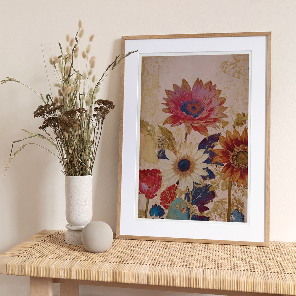 Vibrant Blossoms - Art Print by THE MIUUS STUDIO