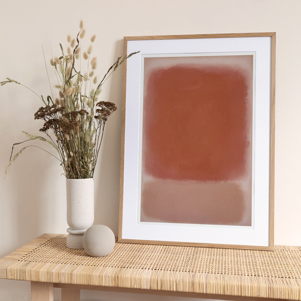 Rust Hues Harmony - Art Print by THE MIUUS STUDIO