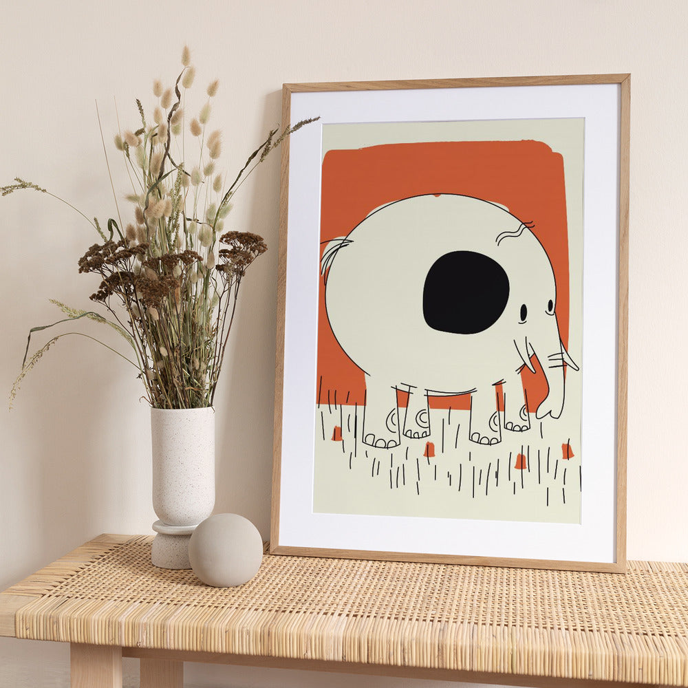 Elephant - Art Print by Nicholas