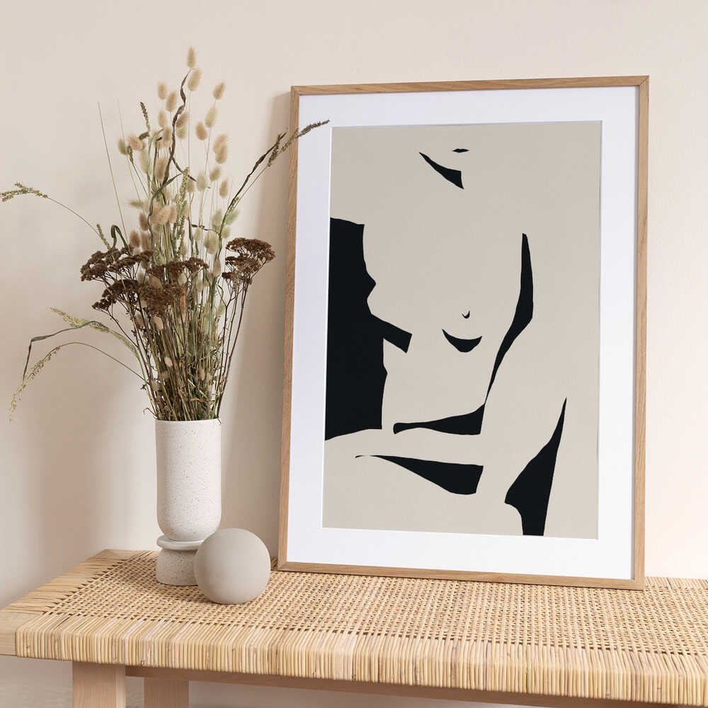 Negative nude - Art Print by Little Dean