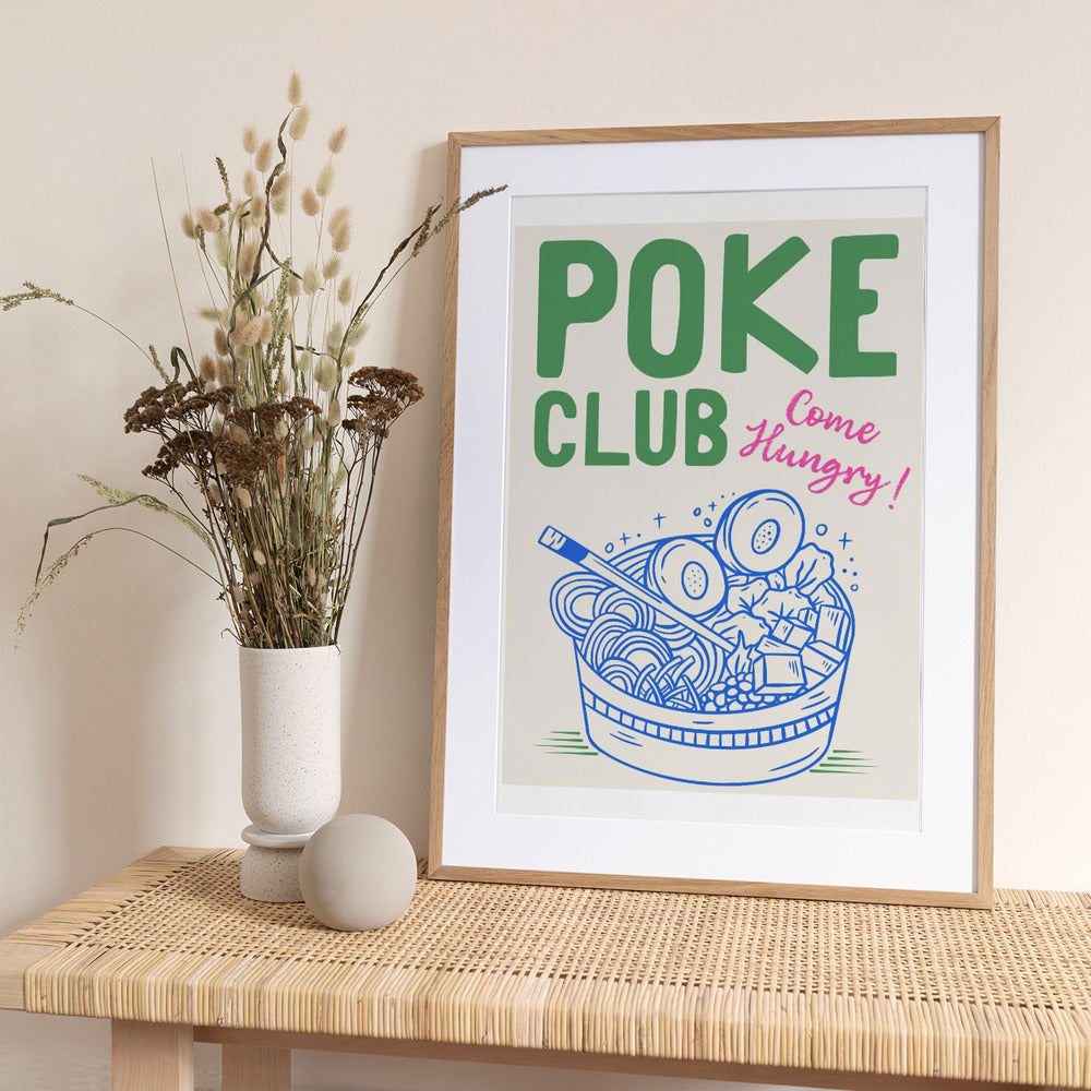 Poke Club - Art Print by WallChart Art Studio