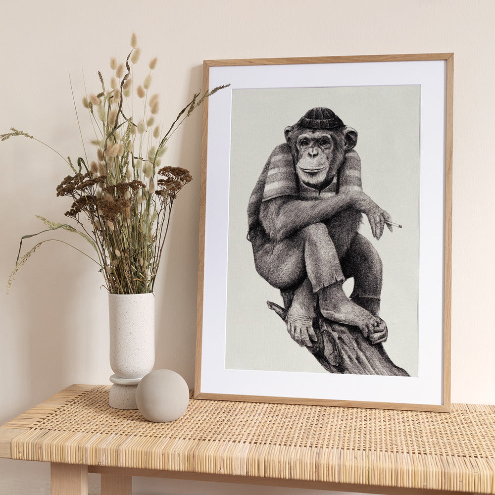 Smoke and Chill - Art Print by Mike Koubou