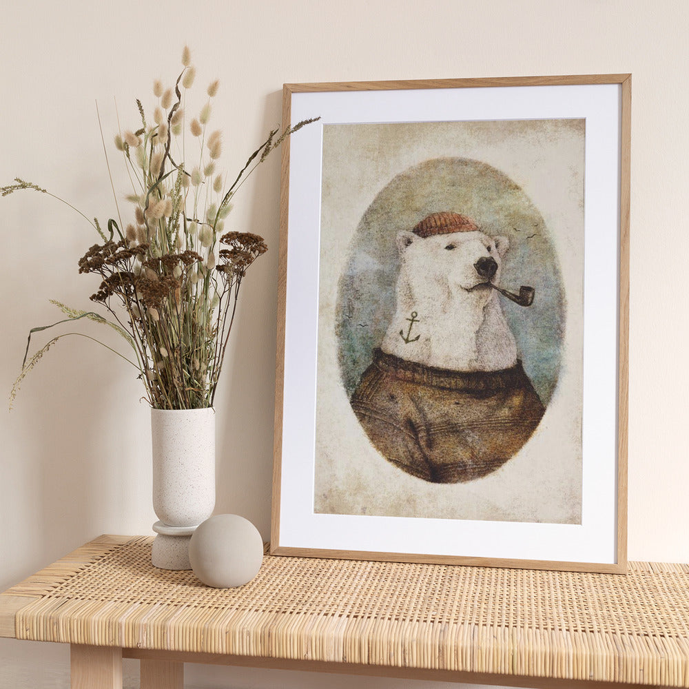 Onto the Shore - Art Print by Mike Koubou