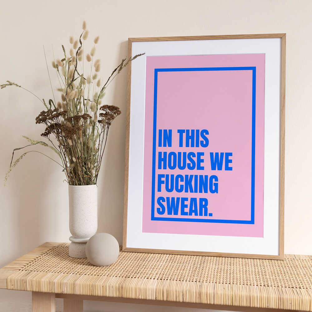 Bold House Statement - Art Print by Athene Fritsch