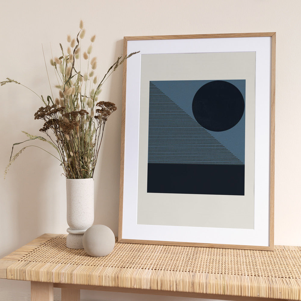 Geometric Dusk - Art Print by THE MIUUS STUDIO