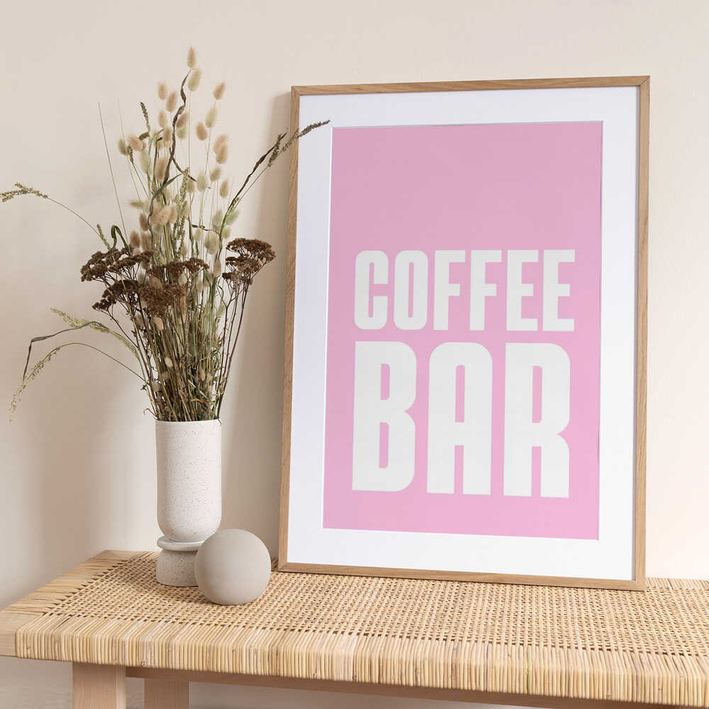 Cafe Vibe Contrast - Art Print by Athene Fritsch