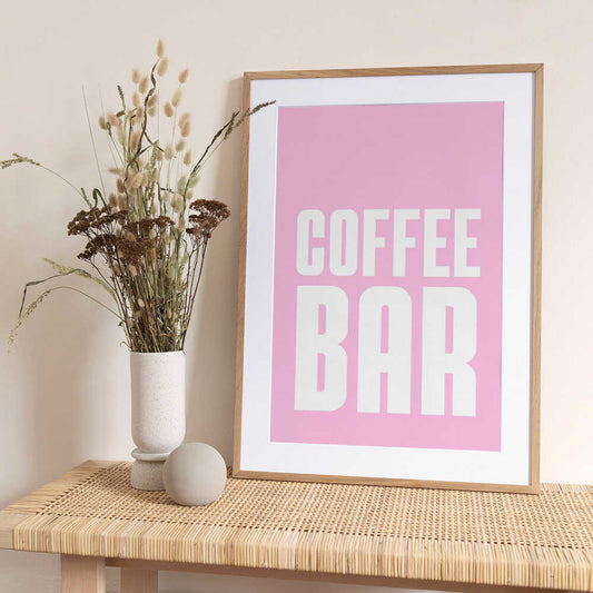 Cafe Vibe Contrast - Art Print by Athene Fritsch