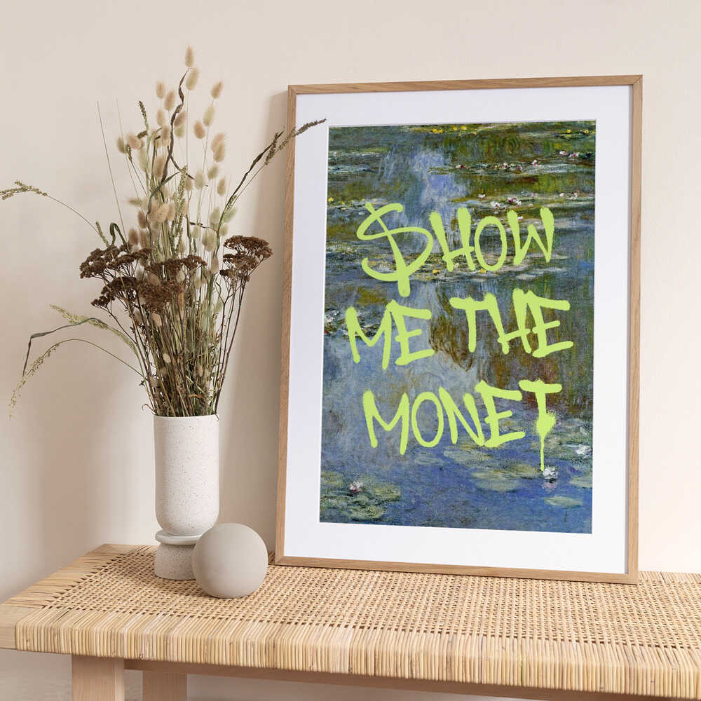 Monet’s Ironic Twist - Art Print by Athene Fritsch