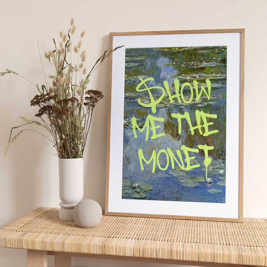 Monet’s Ironic Twist - Art Print by Athene Fritsch
