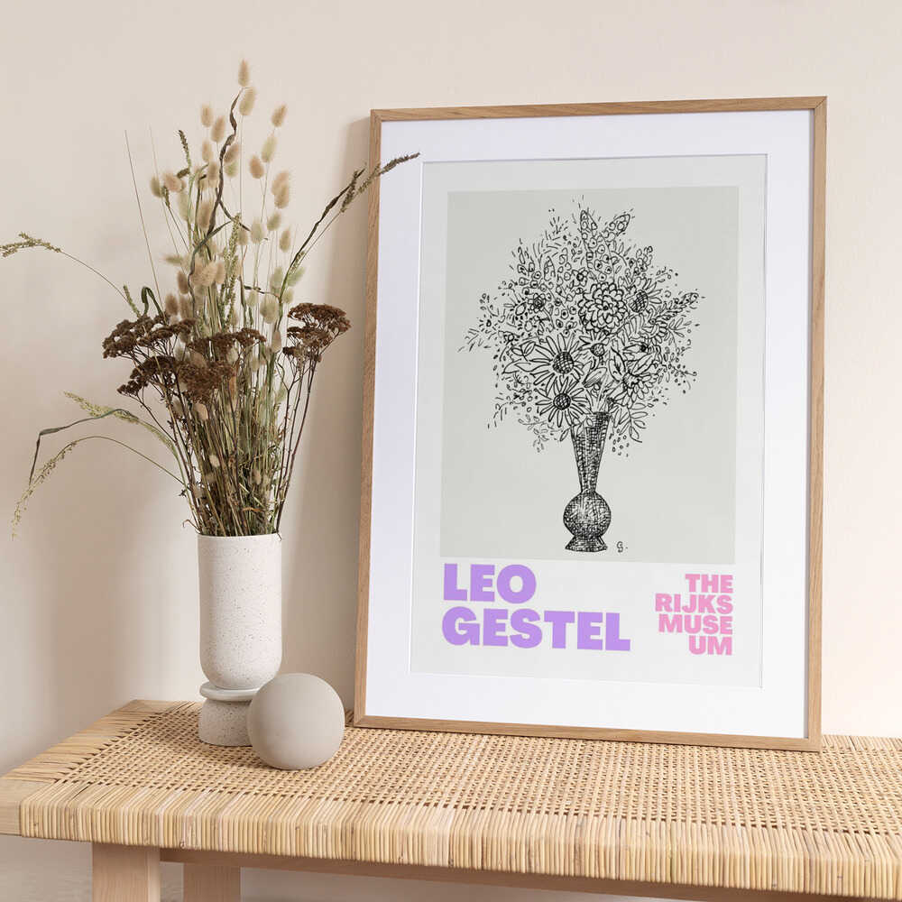 Elegant Flowers in a Vase - Art Exhibition Print by Athene Fritsch