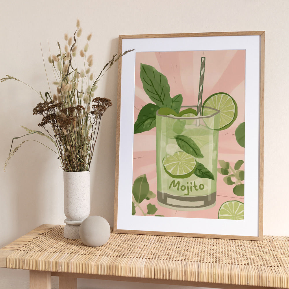 Minty Lime Delight - Art Print by Andreas Magnusson