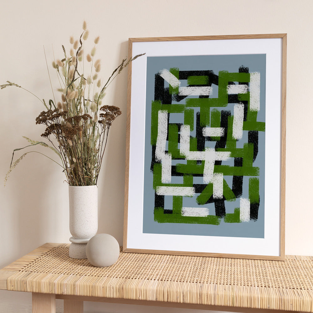 Maze of Colors - Art Print by THE MIUUS STUDIO