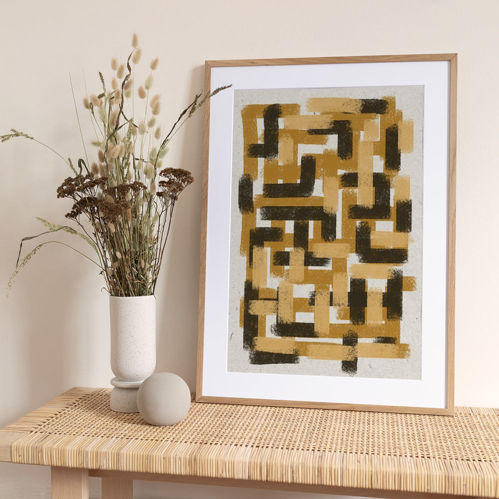 Abstract Pathways - Art Print by THE MIUUS STUDIO