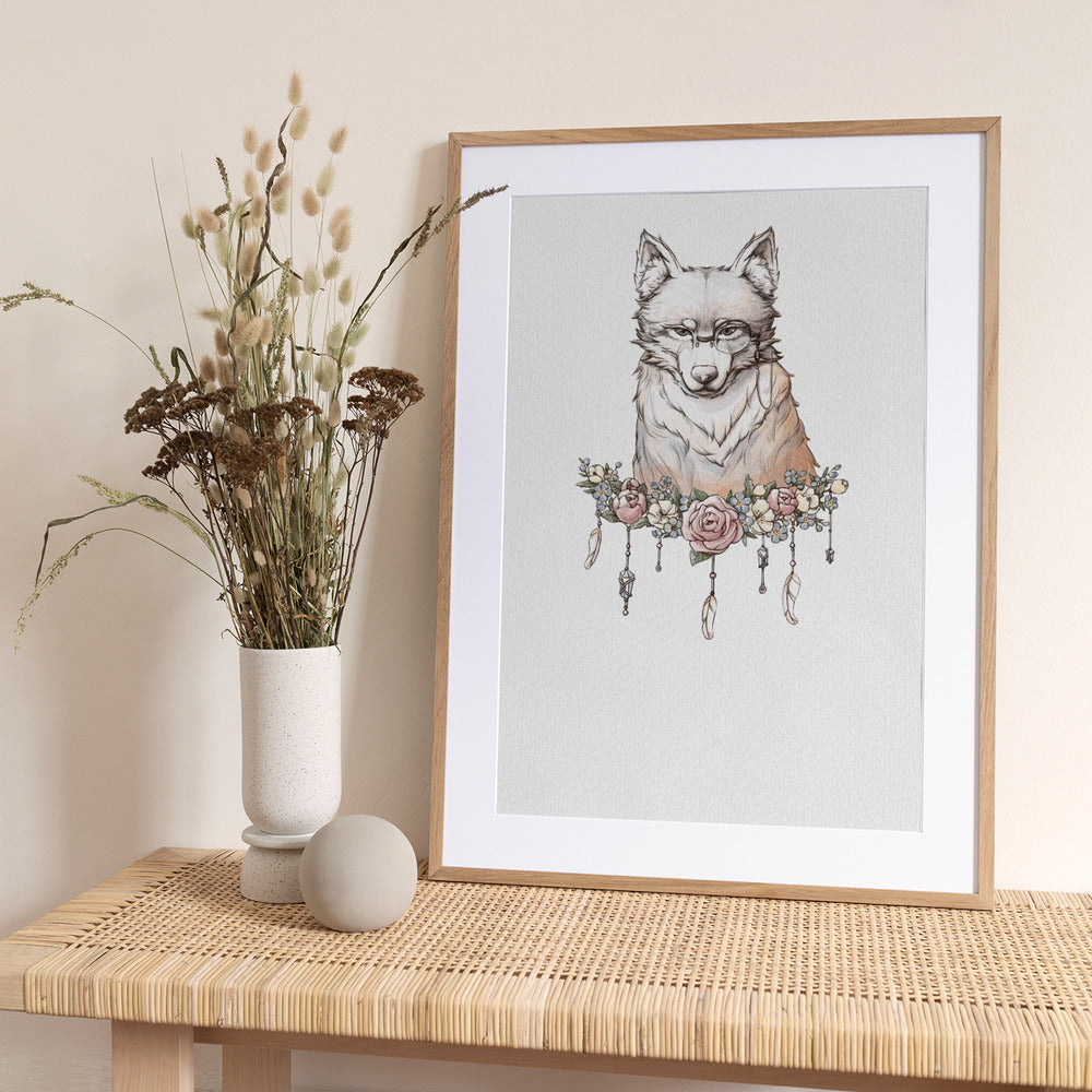Wolf Art - Art Print by Xuan Thai