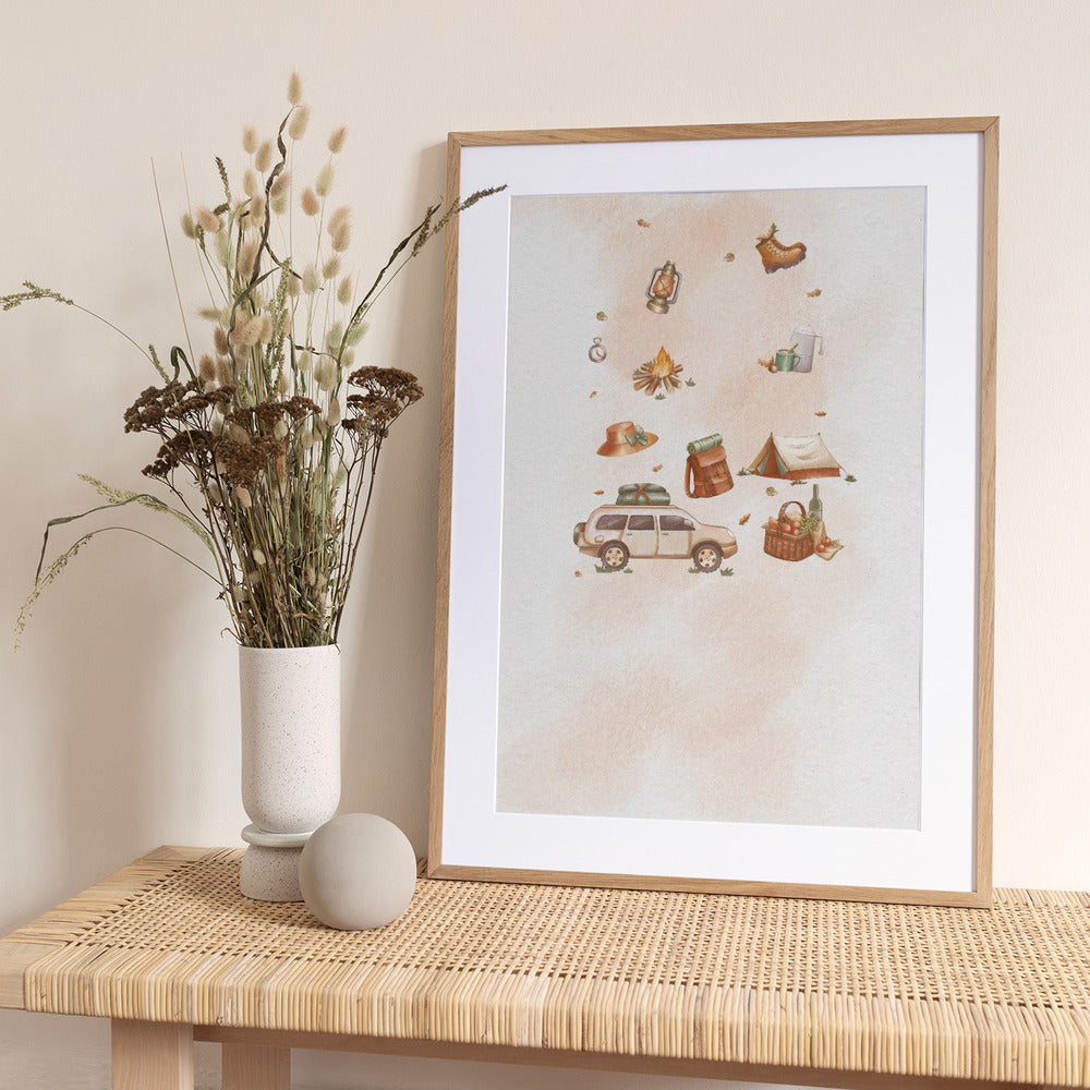 Picnic Picnic Picnic - Art Print by Xuan Thai