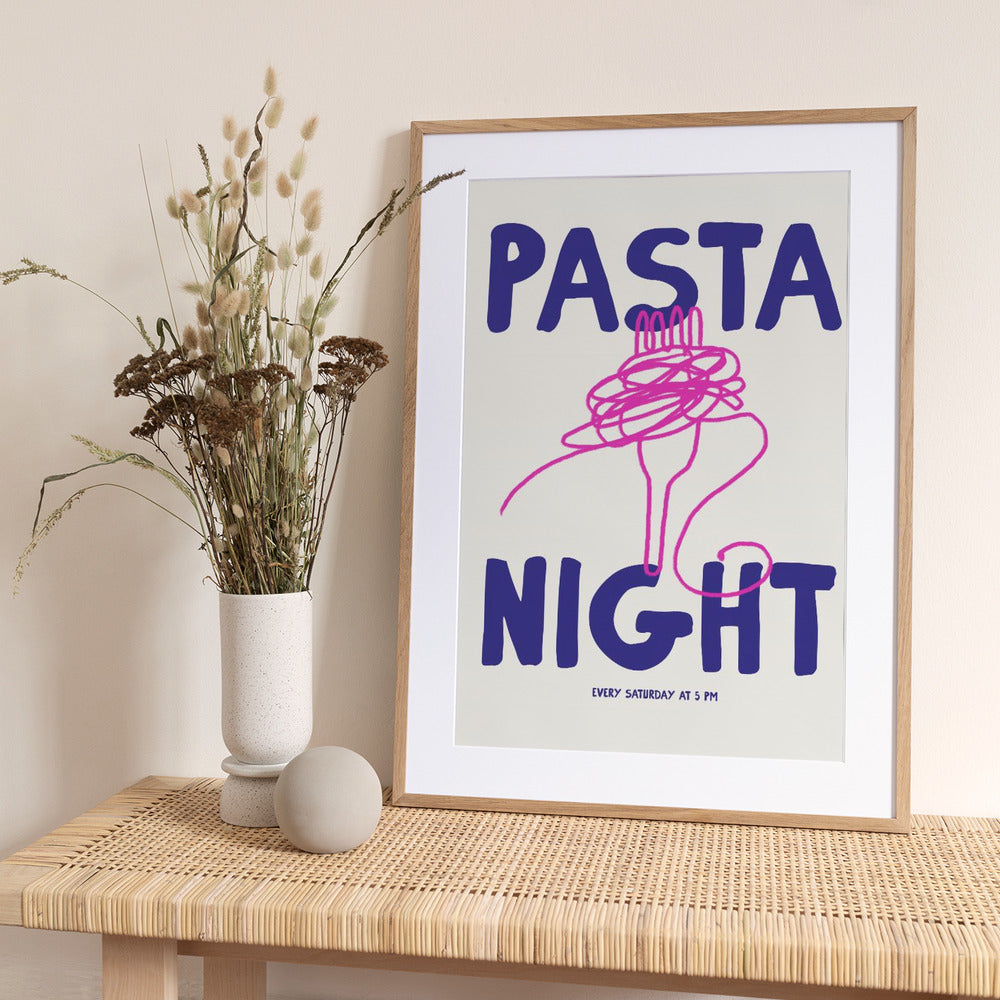 Pasta Celebration - Art Print by Treechild