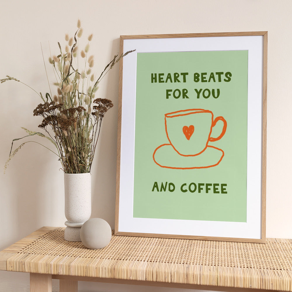 Coffee Love Ritual - Art Print by Treechild