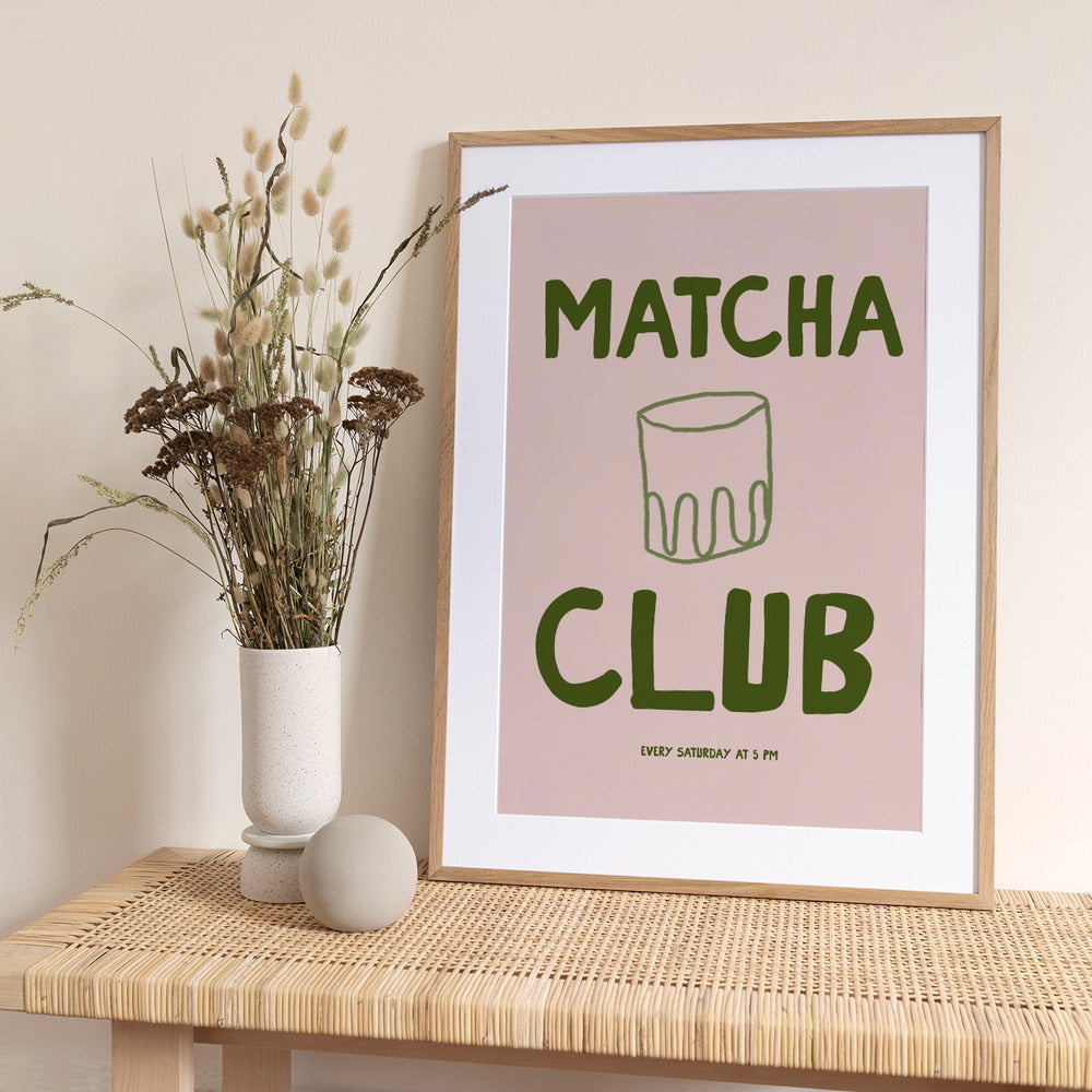 Matcha Gathering - Art Print by Treechild