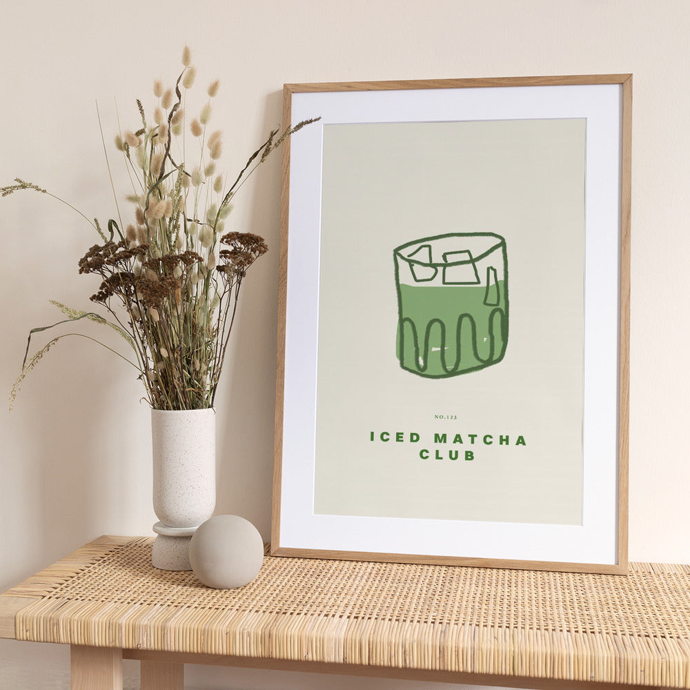 Chilled Green Elixir - Art Print by Treechild