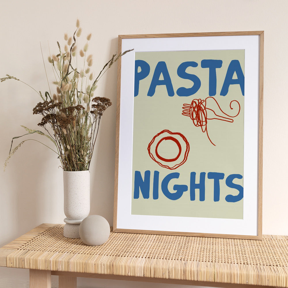 Pastanights - Art Print by Treechild