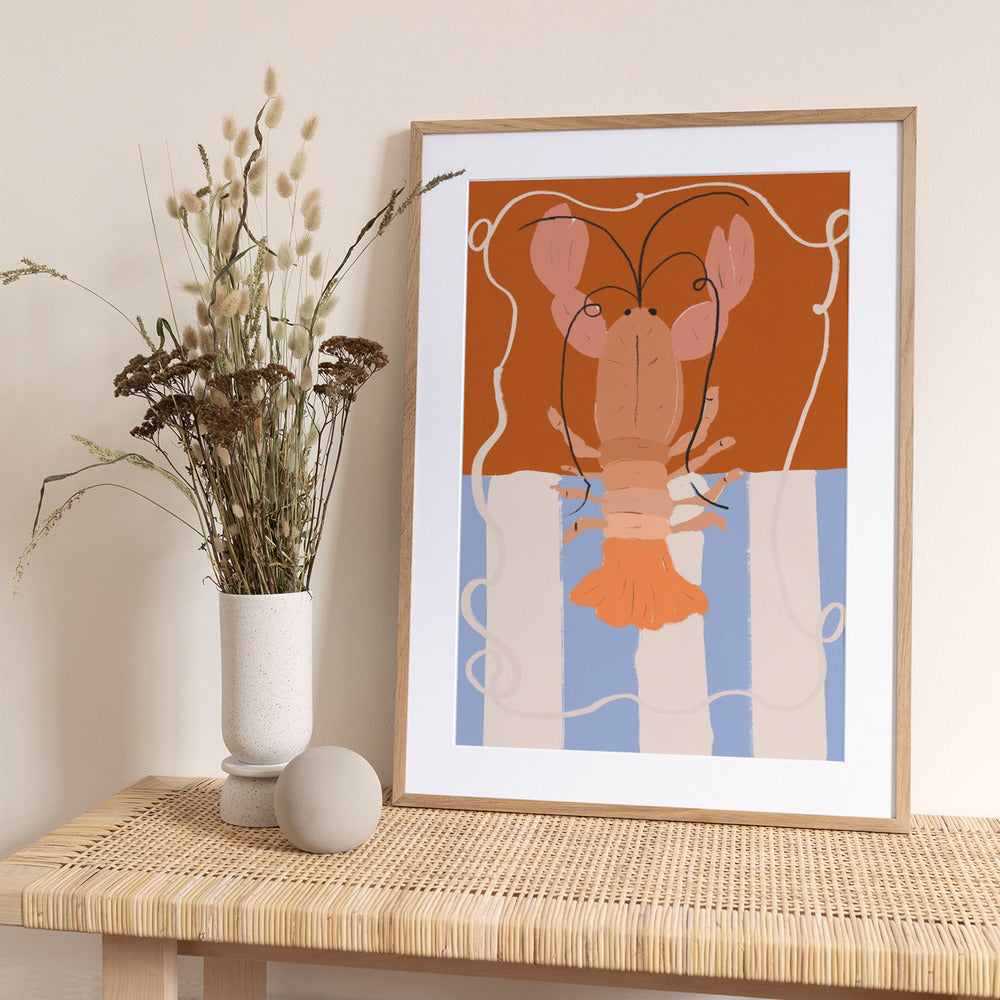 Lobster Delight - Art Print by Treechild