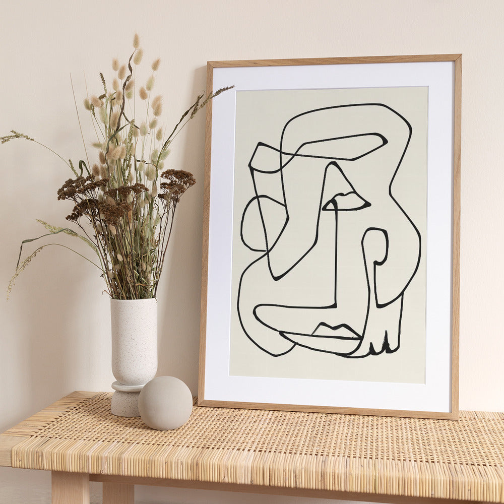 Abstract Line Art - Art Print by ThingDesign