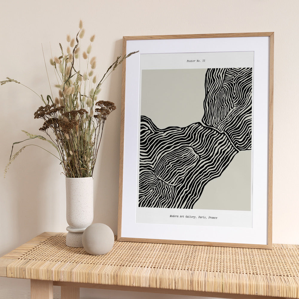 Flowing Contours - Art Print by Treechild